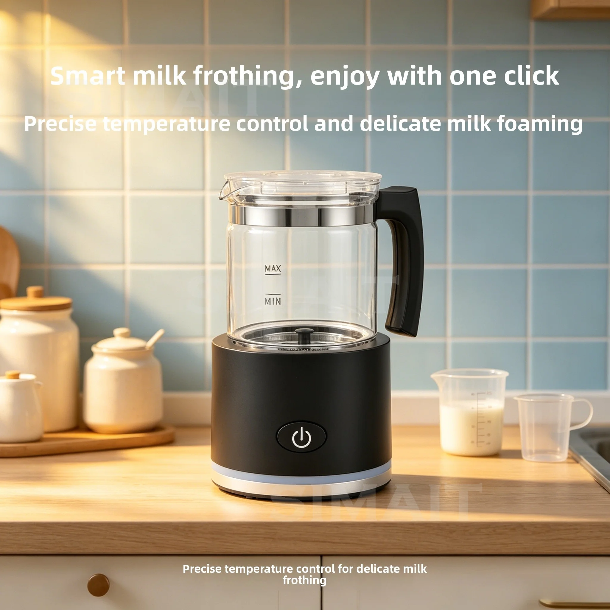 Automatic Milk Frother Split Type Non Stick Hot Cold Milk Steamer for Home Coffee Shop
Automatic Milk Frother Split Type Non Stick Hot Cold Milk Steamer for Home Coffee Shop