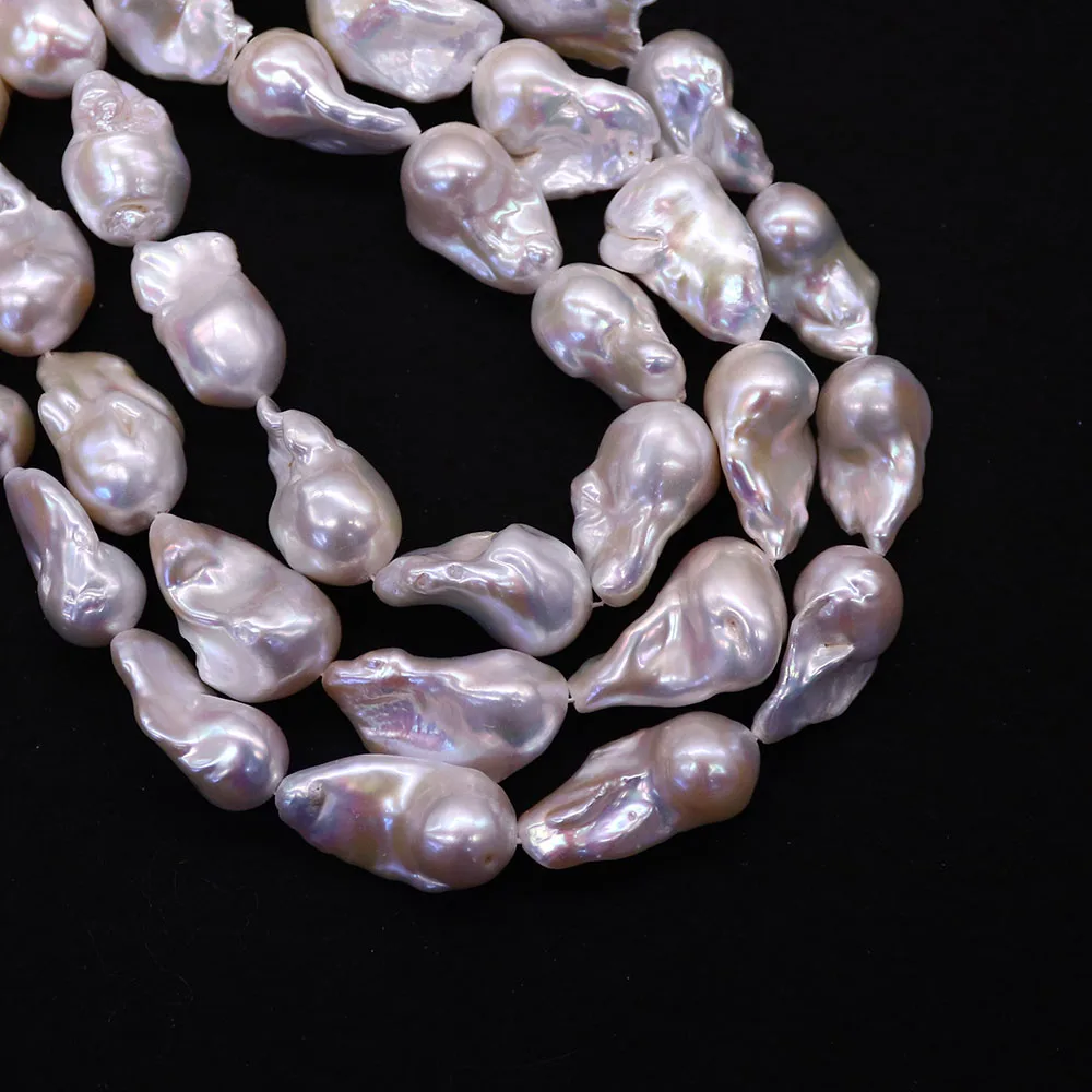 Natural Large Baroque Pearl Beads High Quality Irregular Freshwater Pearl Loose Bead 1 Strand DIY Necklace Gift 14x16mm-20x30mm
Natural Large Baroque Pearl Beads High Quality Irregular Freshwater Pearl Loose Bead 1 Strand DIY Necklace Gift 14x16mm-20x30mm