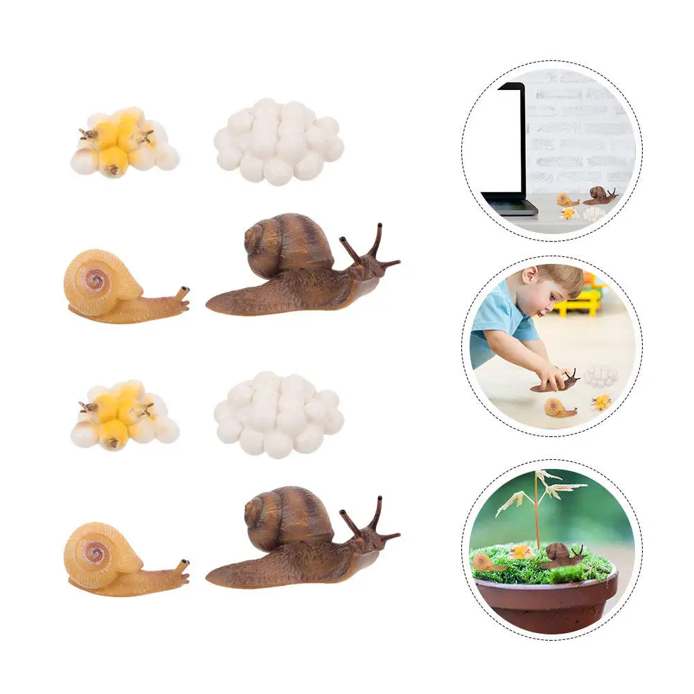2 набора декоративных фигурок жизненного цикла улитки из высококачественного пластика для обучения детей, украшения дома, сада и магазина
2 набора декоративных фигурок жизненного цикла улитки из высококачественного пластика для обучения детей, украшения дома, сада и магазина