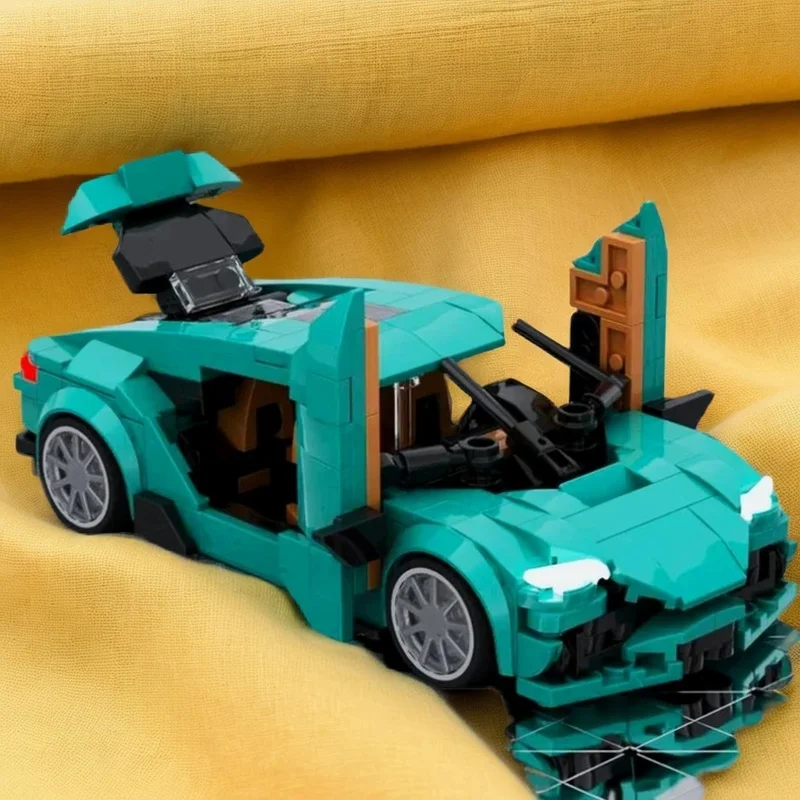 383PCS MOC City Champions Super Car Koenigsegg Gemera Hot V8 2ND Model Technology DIY Assembly Building Blocks Display Gift Home
383PCS MOC City Champions Super Car Koenigsegg Gemera Hot V8 2ND Model Technology DIY Assembly Building Blocks Display Gift Home