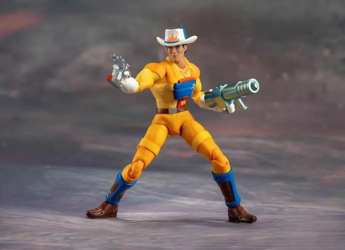 Коллекционная шарнирная фигурка GT Great Sage Model BraveStarr Interstellar Sheriff, 7 дюймов, со сменными лицами, модель игрушки-куклы
Коллекционная шарнирная фигурка GT Great Sage Model BraveStarr Interstellar Sheriff, 7 дюймов, со сменными лицами, модель игрушки-куклы