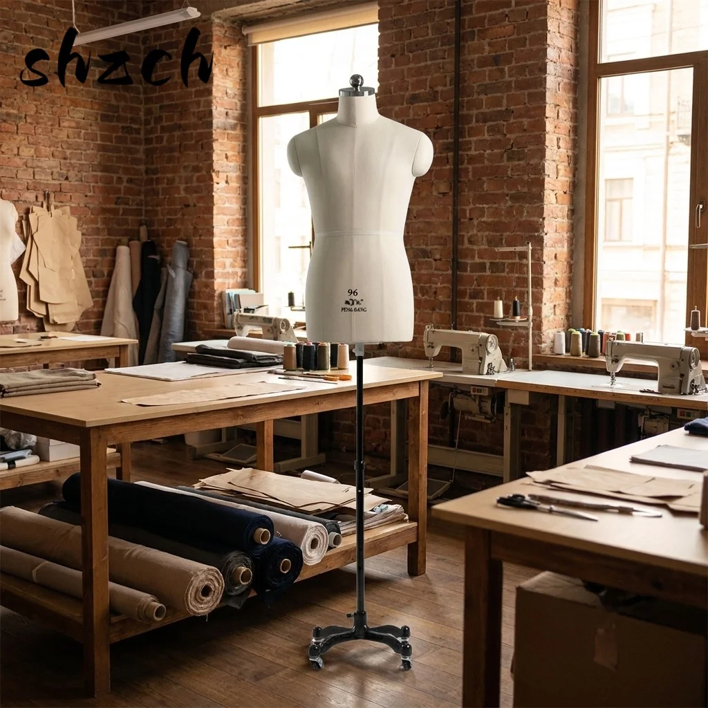 Male Mannequin Professional Upper Body PU Foam Display Stand Metal Base for Tailor Shop Clothing Design Sewing Cotton
Male Mannequin Professional Upper Body PU Foam Display Stand Metal Base for Tailor Shop Clothing Design Sewing Cotton