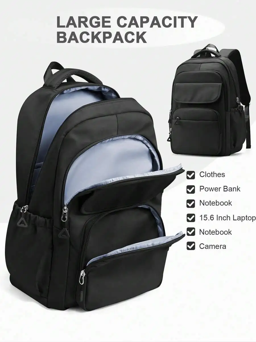 Large Capacity Laptop Backpack 15.6 Inch For Men And Women Lightweight Durable School Travel Bag
Large Capacity Laptop Backpack 15.6 Inch For Men And Women Lightweight Durable School Travel Bag