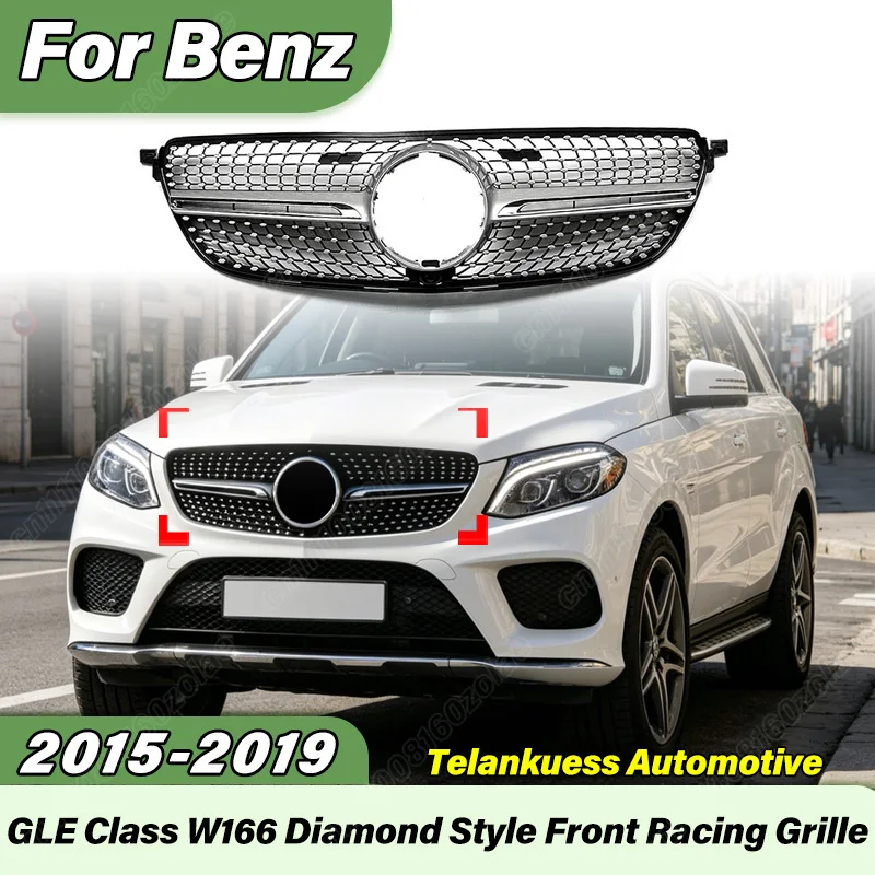 Для Mercedes-Benz GLE Class W166 W167 2015-2019: Комплект обвеса с решеткой воздухозаборника переднего бампера в стиле Diamond
Для Mercedes-Benz GLE Class W166 W167 2015-2019: Комплект обвеса с решеткой воздухозаборника переднего бампера в стиле Diamond
