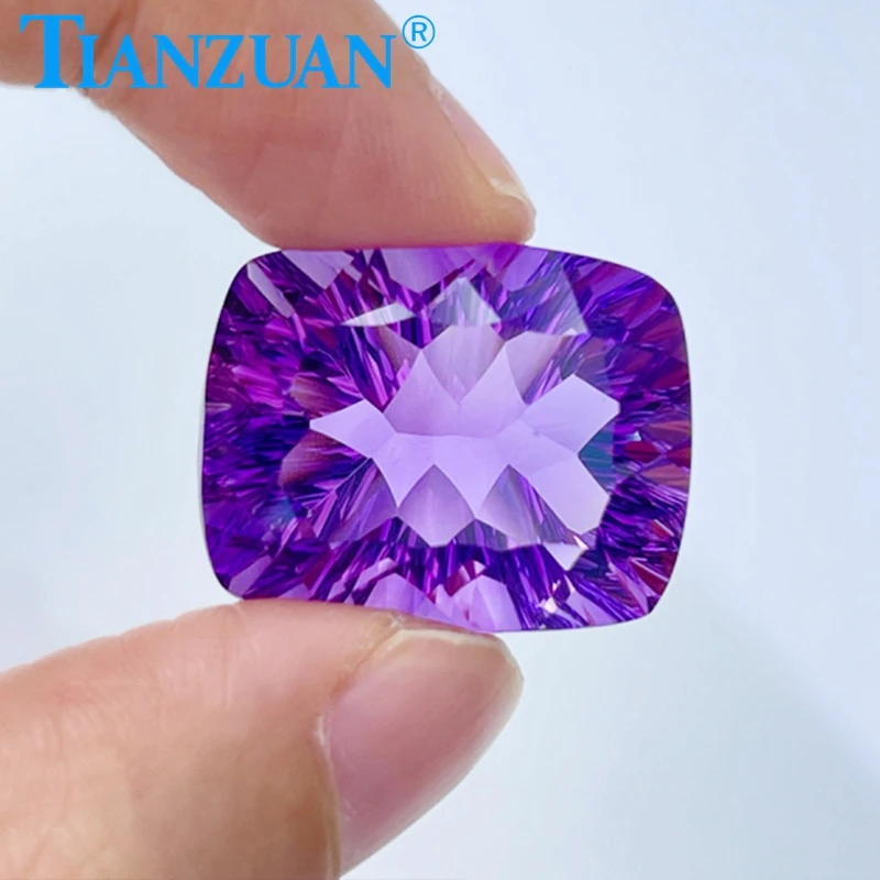 Natural Amethyst Vivid Purple Color Antique Cushion Shape Brilliant Cut Loose Gem Stone with GRC Certified
Natural Amethyst Vivid Purple Color Antique Cushion Shape Brilliant Cut Loose Gem Stone with GRC Certified