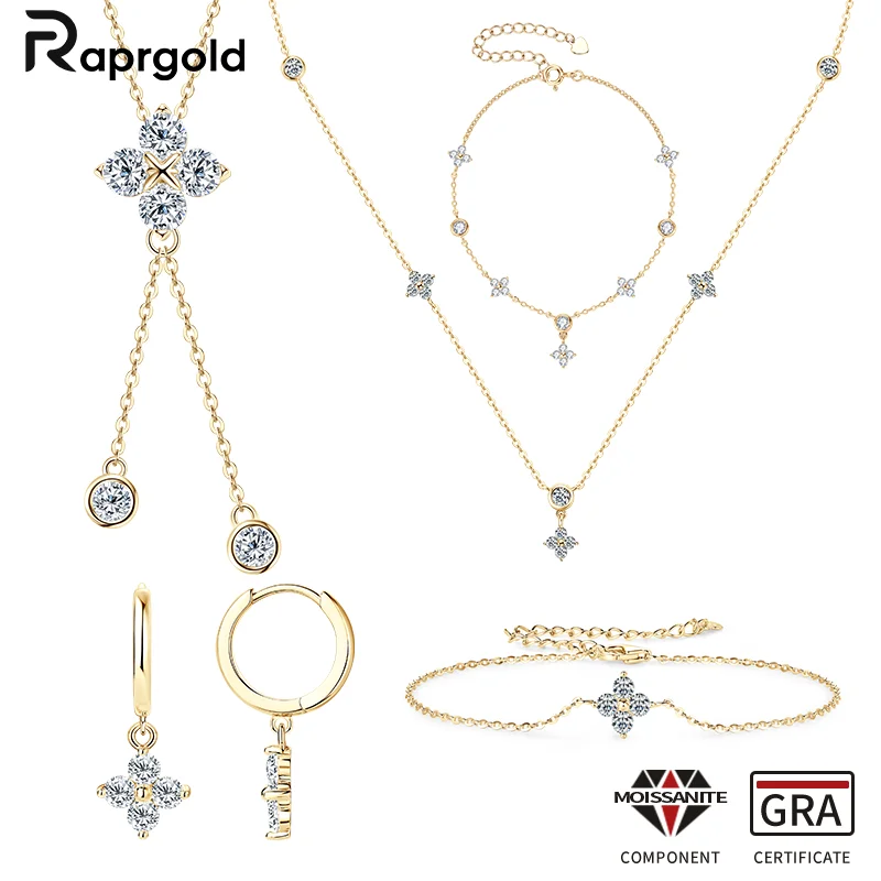 RAPRGOLD Round Moissanite Flower Pendant Necklace for Women S925 Sterling Silver Clavicle Necklaces Fine Jewelry Gifts Collares 
RAPRGOLD Round Moissanite Flower Pendant Necklace for Women S925 Sterling Silver Clavicle Necklaces Fine Jewelry Gifts Collares