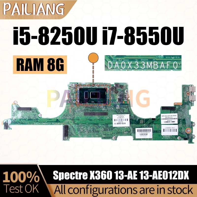 Материнская плата для ноутбука HP Spectre X360 13-AE 13-AE012DX материнская плата для ноутбука DA0X33MBAF0 i5-8250U 8G i7-8550U 8G, полностью протестирована
Материнская плата для ноутбука HP Spectre X360 13-AE 13-AE012DX материнская плата для ноутбука DA0X33MBAF0 i5-8250U 8G i7-8550U 8G, полностью протестирована