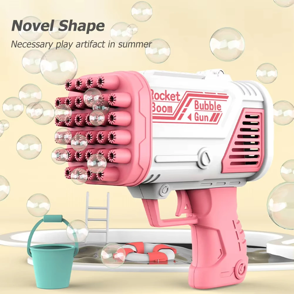 32 Holes Bubble Machine Battery Powered Electric Soap Bubble Making Toys Plastic Without Liquid Safe Leakproof for Wedding Props
32 Holes Bubble Machine Battery Powered Electric Soap Bubble Making Toys Plastic Without Liquid Safe Leakproof for Wedding Props
