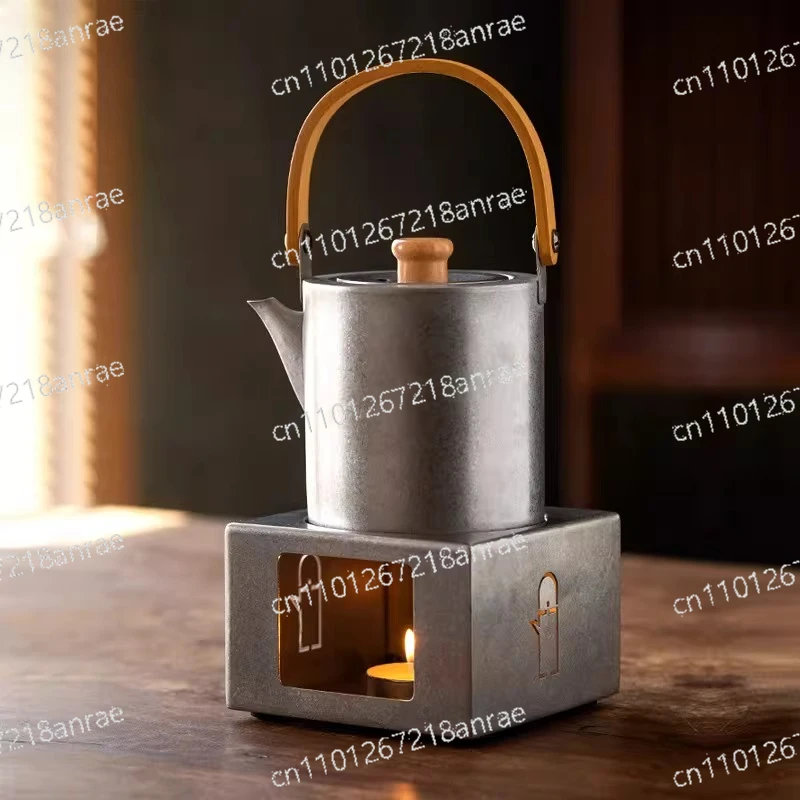 retro high-grade stainless steel stewing teapot personal household health candle warm tea stove
retro high-grade stainless steel stewing teapot personal household health candle warm tea stove