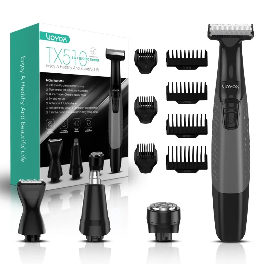 Beard Trimmer for Men Electric Razor Nose Face Body Hair Trimmer with Adjustable Length Combs All in 1 Rechargeable Mens Groomi
Beard Trimmer for Men Electric Razor Nose Face Body Hair Trimmer with Adjustable Length Combs All in 1 Rechargeable Mens Groomi
