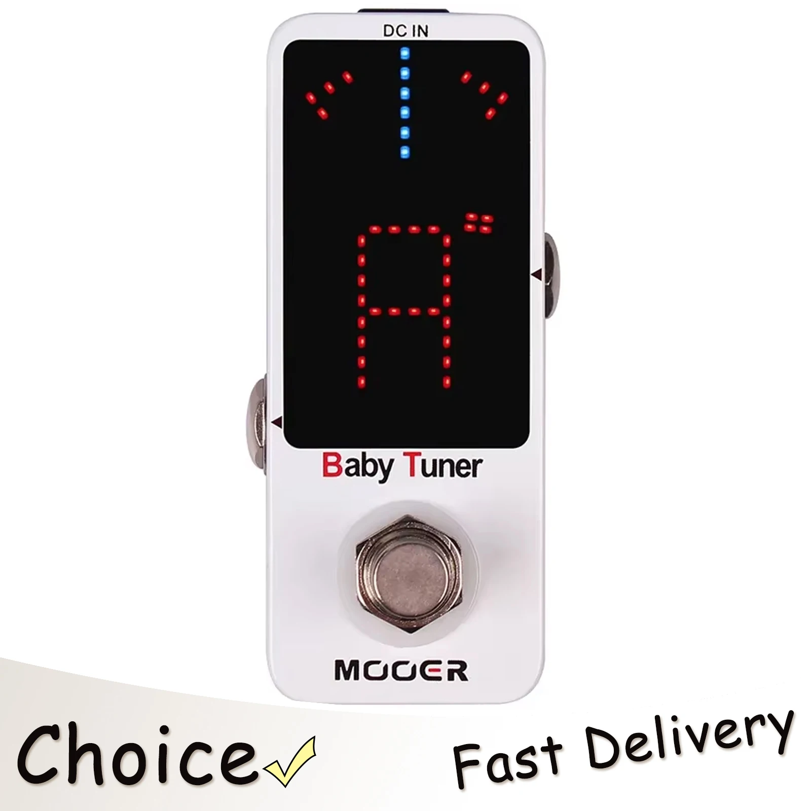 Педаль эффектов для гитары MOOER Baby Tuner с высокоточным LED-дисплеем, True Bypass, хроматический тюнер для бас-гитары, аксессуары для гитары
Педаль эффектов для гитары MOOER Baby Tuner с высокоточным LED-дисплеем, True Bypass, хроматический тюнер для бас-гитары, аксессуары для гитары