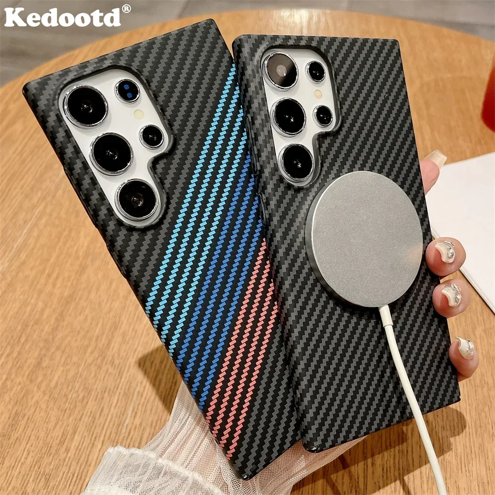 Ultra Thin Carbon Fiber Texture Armor Magnetic For Magsafe Case For Samsung S25 S24 S23 S22 Note 20 Ultra 10 Plus Hard PC Cover
Ultra Thin Carbon Fiber Texture Armor Magnetic For Magsafe Case For Samsung S25 S24 S23 S22 Note 20 Ultra 10 Plus Hard PC Cover