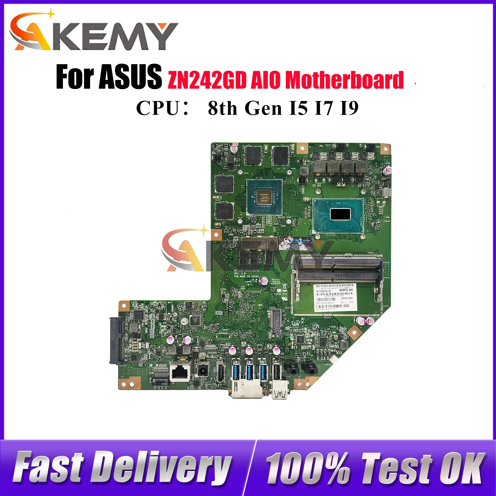 ZN242GD Motherboard For ASUS Zen AiO ZN242GD ZN242G Mainboard With I5 I7 I9 CPU 100% tests OK fast shipping stk
ZN242GD Motherboard For ASUS Zen AiO ZN242GD ZN242G Mainboard With I5 I7 I9 CPU 100% tests OK fast shipping stk