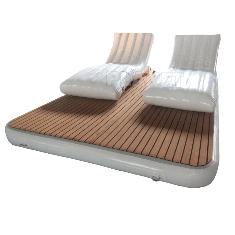 For Drop Stitch PVC Teak Floating Water Pad Mat Inflatable Water Floating Jet Ski Boat Docks Swim Platform With Ladder
For Drop Stitch PVC Teak Floating Water Pad Mat Inflatable Water Floating Jet Ski Boat Docks Swim Platform With Ladder