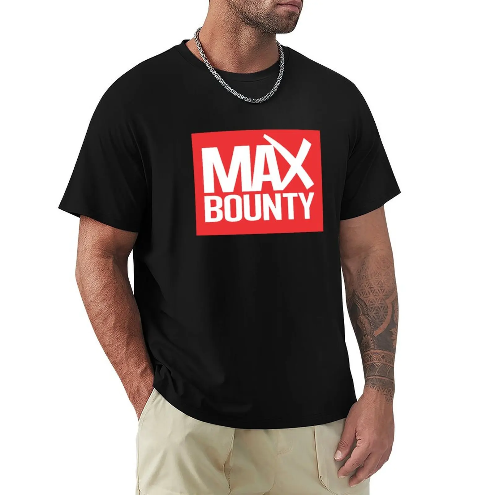 MaxBounty Logo (red logo on black shirt) T-Shirt quick-drying summer tops plus sizes tees oversized t shirts for men
MaxBounty Logo (red logo on black shirt) T-Shirt quick-drying summer tops plus sizes tees oversized t shirts for men