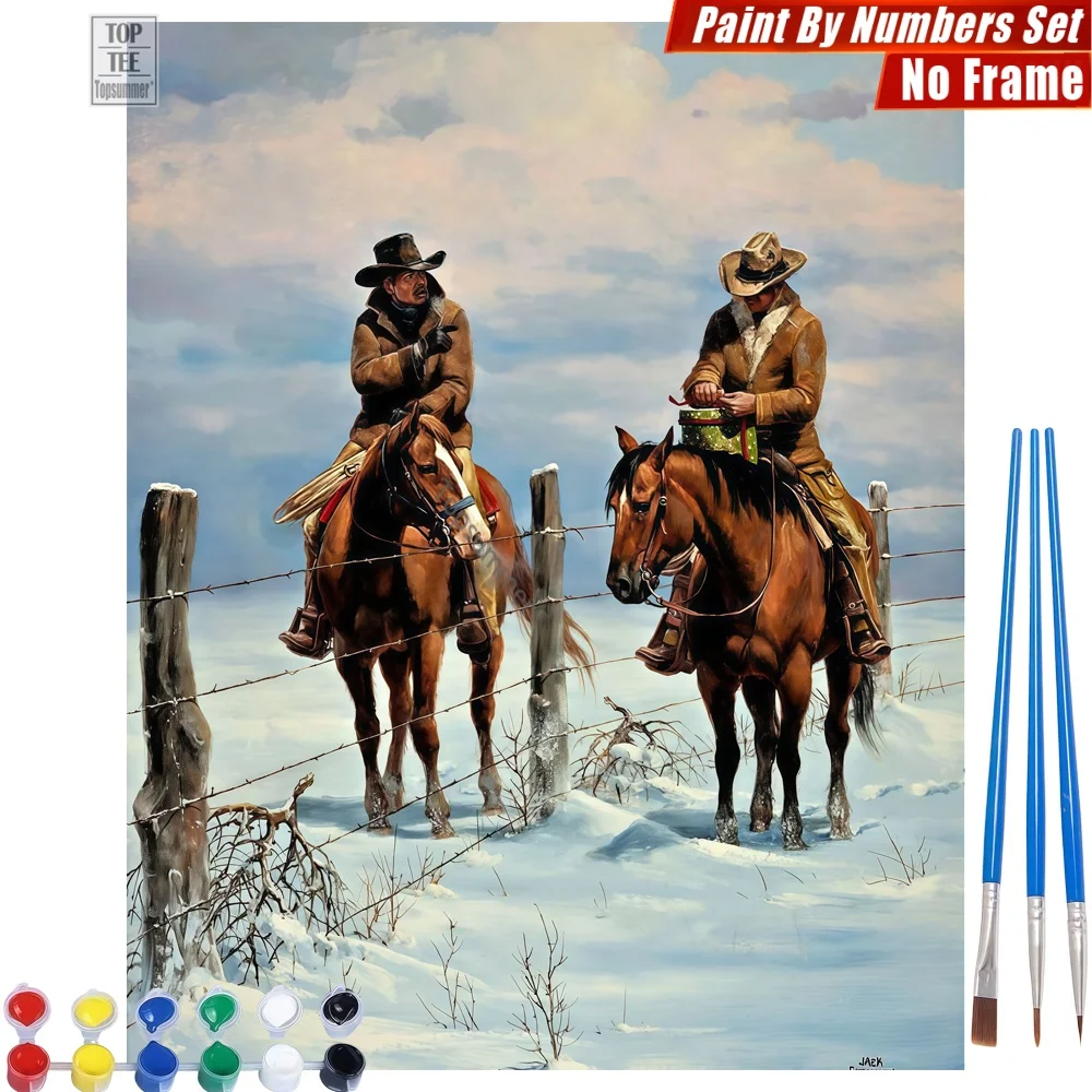 Cowboys horseback snow Paints By Numbers Set - Barbed wire Western Quality Family Time Thanksgiving Day Gift For Wife
Cowboys horseback snow Paints By Numbers Set - Barbed wire Western Quality Family Time Thanksgiving Day Gift For Wife