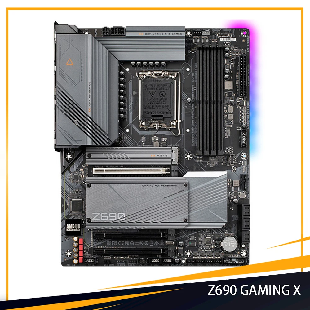 GA Z690 GAMING X для Gigabyte Z690 LGA 1700 DDR5 128 ГБ PCI-E 5,0 ATX настольная материнская плата
GA Z690 GAMING X для Gigabyte Z690 LGA 1700 DDR5 128 ГБ PCI-E 5,0 ATX настольная материнская плата