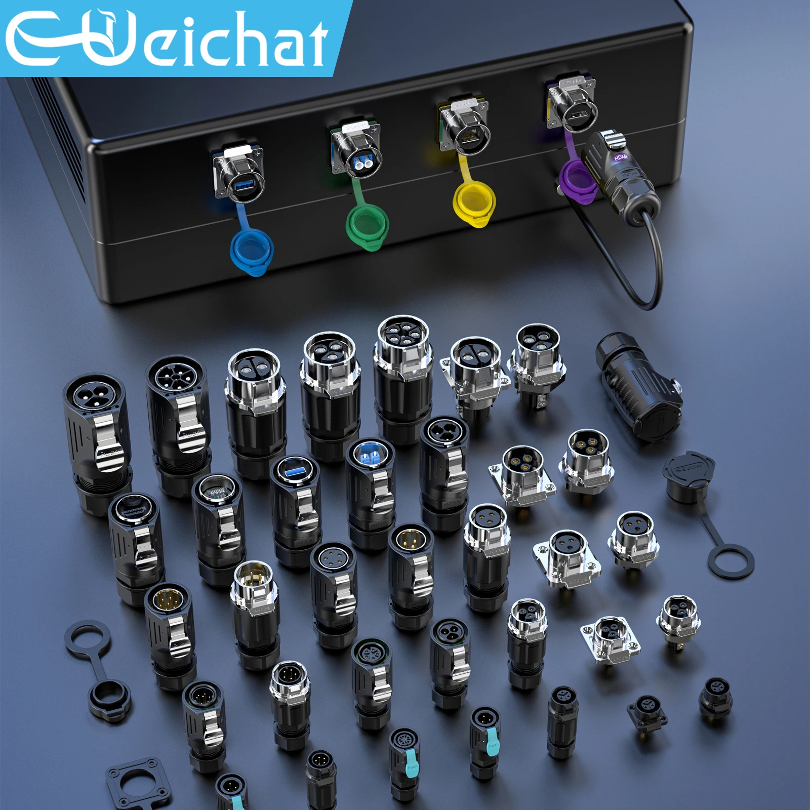 LP20 IP68 Waterproof Connector 2-14Pin PBT Plastic Female Plug + Male Plug Aviation Industrial Circular Electrical Connector
LP20 IP68 Waterproof Connector 2-14Pin PBT Plastic Female Plug + Male Plug Aviation Industrial Circular Electrical Connector