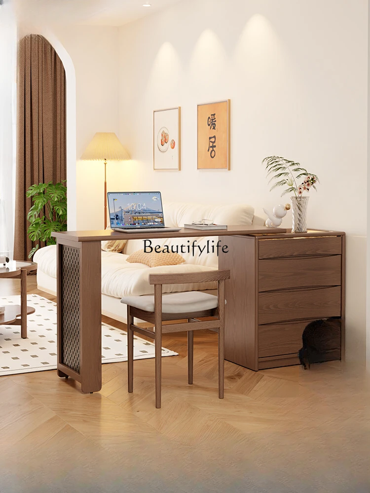 Solid wood bar table Household living room Retractable integrated dining side cabinet Modern Japanese island dining table
Solid wood bar table Household living room Retractable integrated dining side cabinet Modern Japanese island dining table
