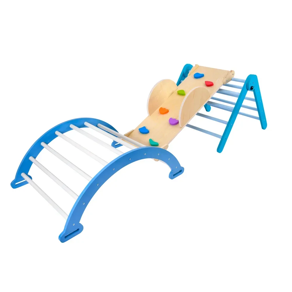 Small Indoor Solid Wood Climbing Frame and Slide Set Children's Indoor Playground DIY toys Small paradise
Small Indoor Solid Wood Climbing Frame and Slide Set Children's Indoor Playground DIY toys Small paradise