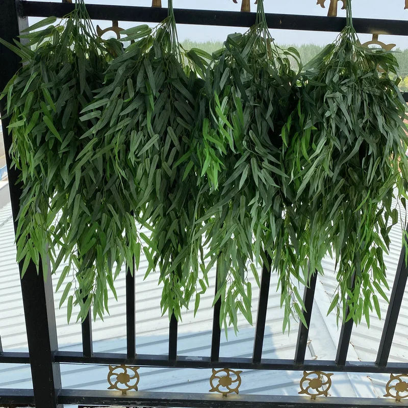 105cm 6Pcs Artificial Bamboo Plant Branch Silk Willow Leaf Green Wall Hanging Plant For Home Garden Fence Wedding Xmas DIY Decor
105cm 6Pcs Artificial Bamboo Plant Branch Silk Willow Leaf Green Wall Hanging Plant For Home Garden Fence Wedding Xmas DIY Decor