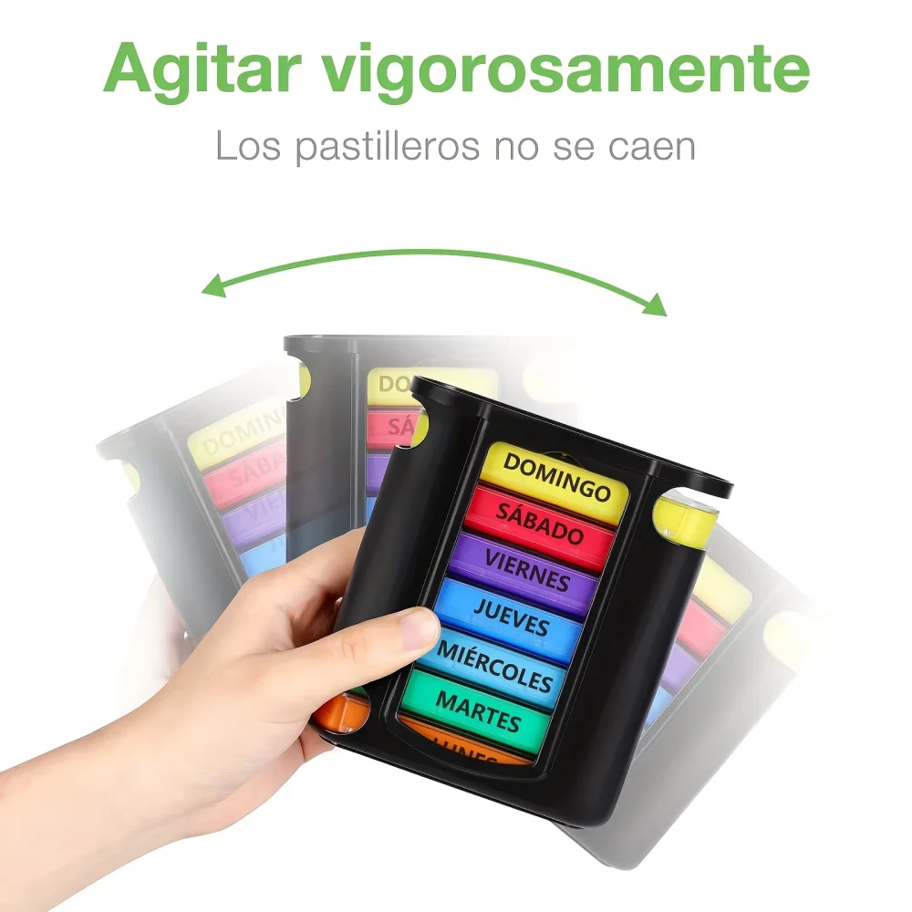 Контейнер для таблеток на 7 дней, 28 ячеек, съемный, выдвижной, портативный, мини-футляр для путешествий, для ежедневного хранения лекарств, с 4 отсеками для приема в течение дня
Контейнер для таблеток на 7 дней, 28 ячеек, съемный, выдвижной, портативный, мини-футляр для путешествий, для ежедневного хранения лекарств, с 4 отсеками для приема в течение дня