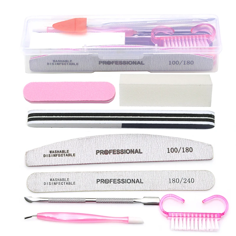 8Pcs/Box Primary Nail Files And Buffer Set Professional Accessories Manicure Pedicure Tools Cuticle Gel Remove Care Nail DIY Kit
8Pcs/Box Primary Nail Files And Buffer Set Professional Accessories Manicure Pedicure Tools Cuticle Gel Remove Care Nail DIY Kit