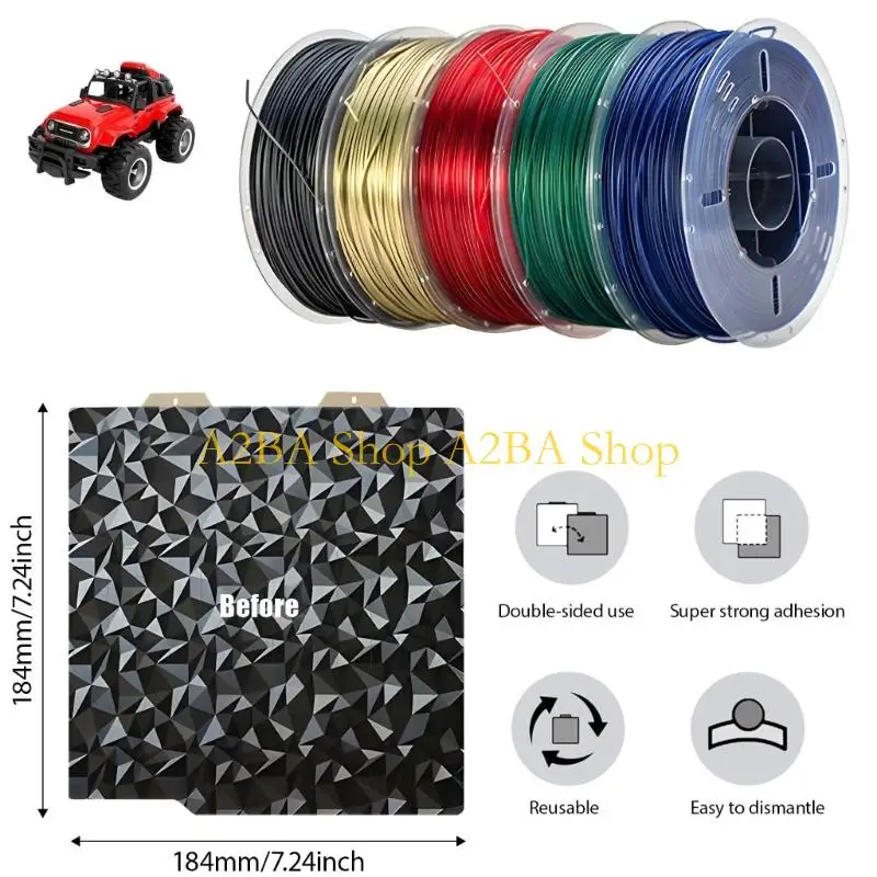 A2BA Stone Carbonfiber PEI 3D Print Face 184mm Warm Stable Multiple Substance Agreement Fast Refrigerating Separate Technology
A2BA Stone Carbonfiber PEI 3D Print Face 184mm Warm Stable Multiple Substance Agreement Fast Refrigerating Separate Technology
