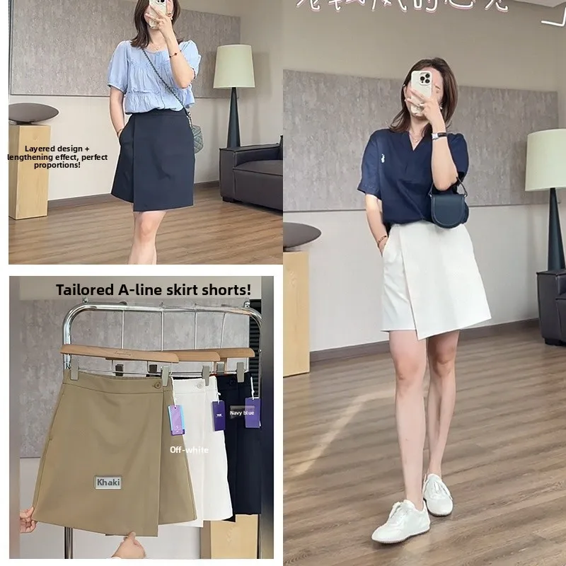 Elegant A-Line Shorts High Waist Flattering Tummy Control Anti-Wrinkle Stretchy Four-Fifths Length Casual Comfortable Women's...
Elegant A-Line Shorts High Waist Flattering Tummy Control Anti-Wrinkle Stretchy Four-Fifths Length Casual Comfortable Women's...