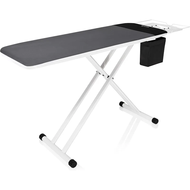 The Longboard 350LB Iron Board with Verafoam Cover - Large 52” x 19.5” Pressing Surface, Conex® Heat Resistant Zone, Re
The Longboard 350LB Iron Board with Verafoam Cover - Large 52” x 19.5” Pressing Surface, Conex® Heat Resistant Zone, Re