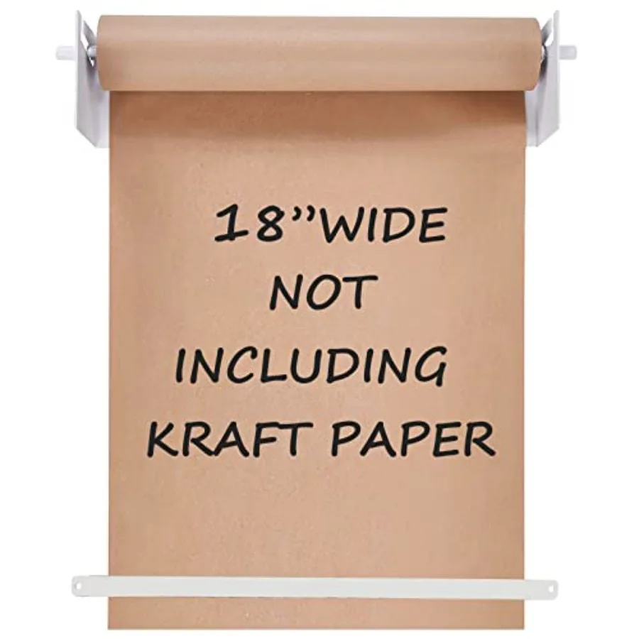 18"Kraft Paper Dispenser Holder Wall Mount, Heavy-Duty Paper Cutter Butcher Paper Dispenser to Do Lists, DIY Drawing, Taking No
18"Kraft Paper Dispenser Holder Wall Mount, Heavy-Duty Paper Cutter Butcher Paper Dispenser to Do Lists, DIY Drawing, Taking No