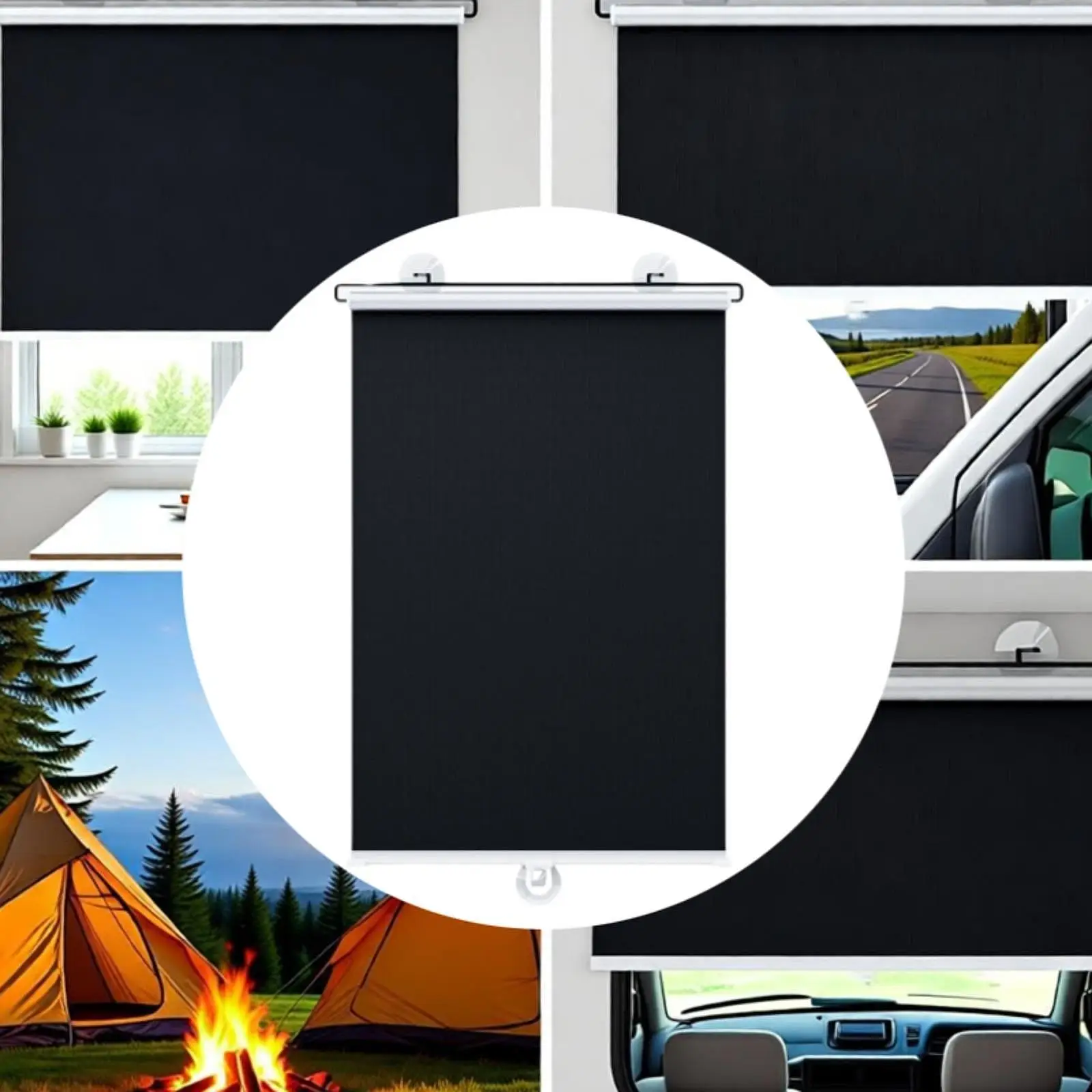 Термоизоляционная штора на присосках для окон, рулонная штора-жалюзи
Термоизоляционная штора на присосках для окон, рулонная штора-жалюзи