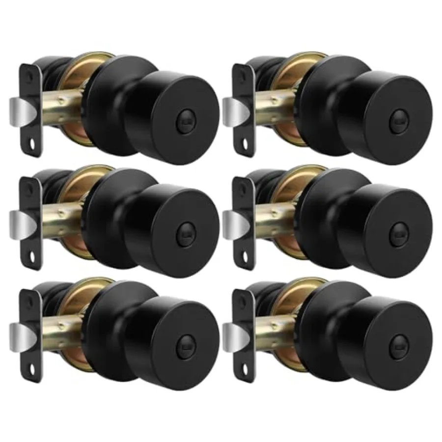 Black Door Knobs Interior, Door Knob Door Knobs Interior Bulk Door Knobs for Bedroom or Bathroom Pack
Black Door Knobs Interior, Door Knob Door Knobs Interior Bulk Door Knobs for Bedroom or Bathroom Pack