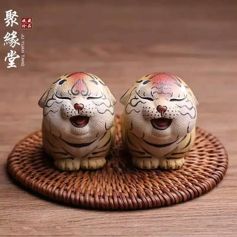 Yixing Purple Clay Pet Figurine, Cute Little Lucky Tiger, Tiger King, Birthday Celebration, Fully Handmade Kung Fu Tea Set,
Yixing Purple Clay Pet Figurine, Cute Little Lucky Tiger, Tiger King, Birthday Celebration, Fully Handmade Kung Fu Tea Set,