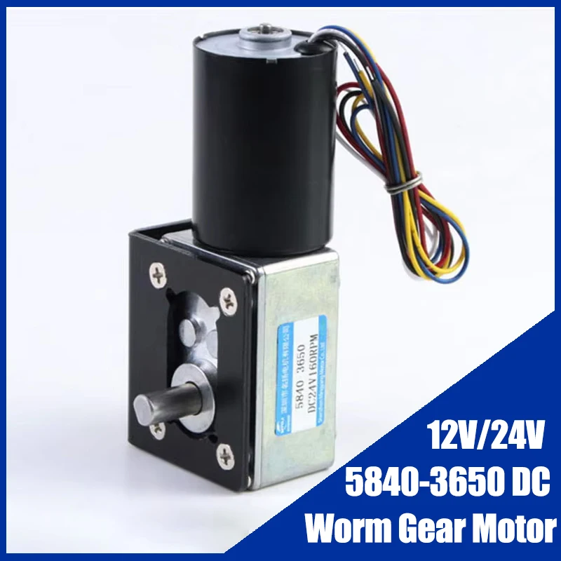 5840-3650 Motor 5 Lines DC Worm Gear Motor Brushless Motor Without Brake 12V/24V Adjustable Speed Can CW CCW
5840-3650 Motor 5 Lines DC Worm Gear Motor Brushless Motor Without Brake 12V/24V Adjustable Speed Can CW CCW