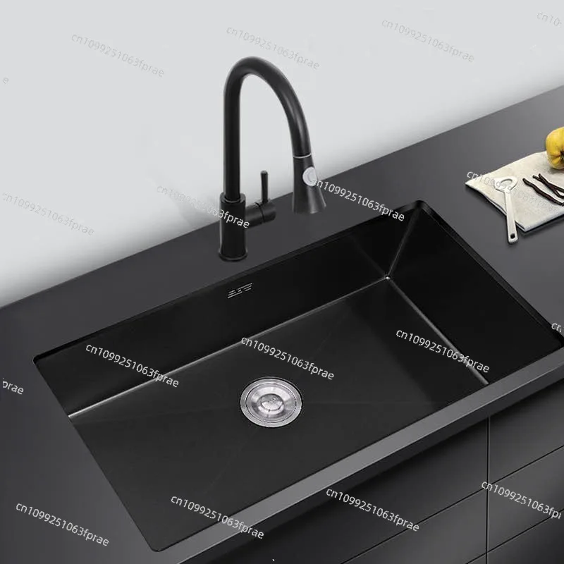 Thickened stainless steel black mini handmade small sink bar balcony small single tank sink table
Thickened stainless steel black mini handmade small sink bar balcony small single tank sink table
