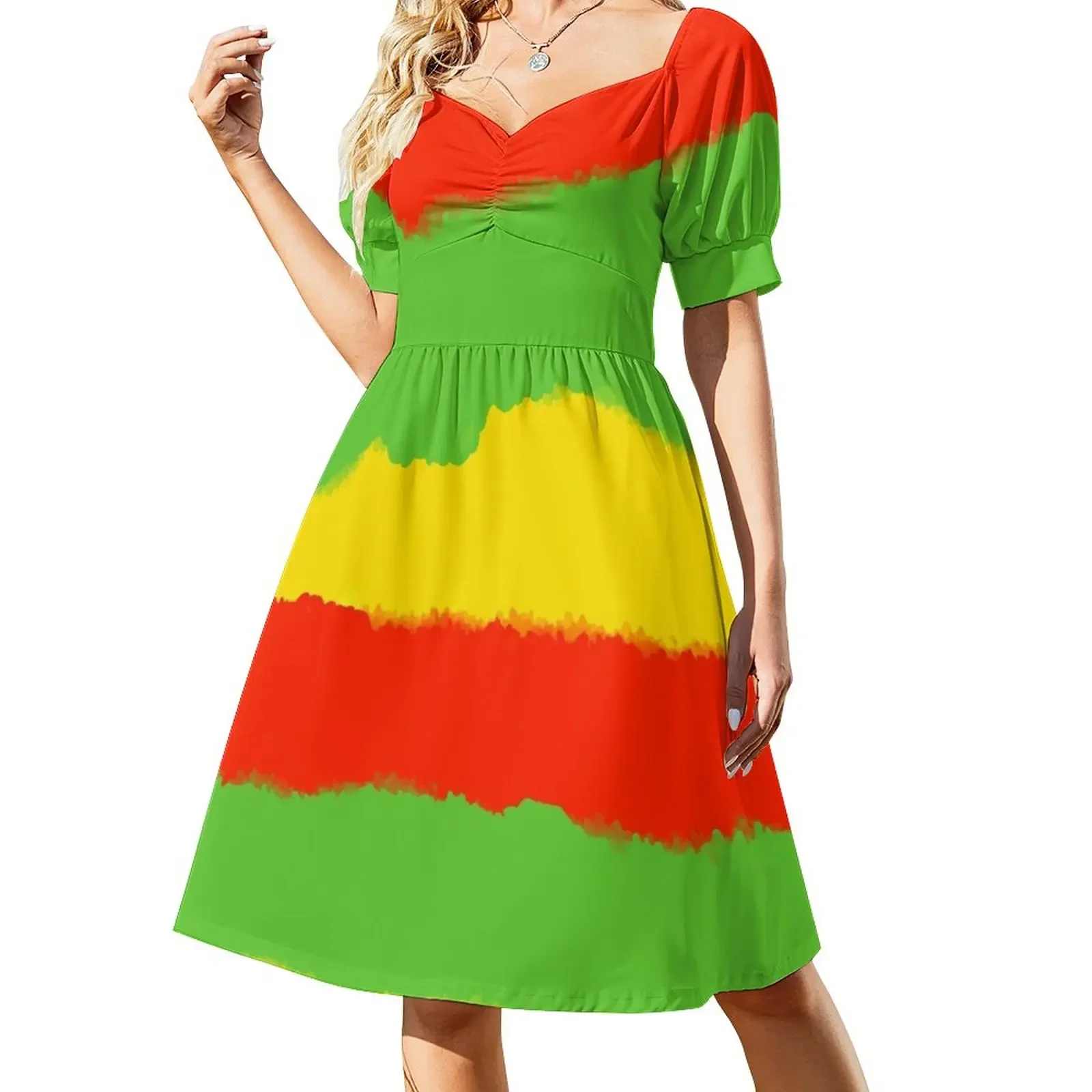 Rasta colors Sleeveless Dress elegant evening dresses for women 2024 women's summer dresses 2024
Rasta colors Sleeveless Dress elegant evening dresses for women 2024 women's summer dresses 2024