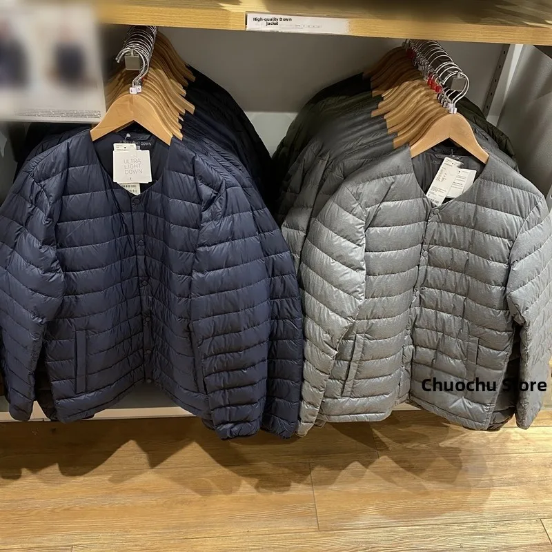 Portable Lightweight Variable V-Neck Men's down Jacket Youth Fashion White Duck Feather 90% Fill Power Regular Length Outerwear
Portable Lightweight Variable V-Neck Men's down Jacket Youth Fashion White Duck Feather 90% Fill Power Regular Length Outerwear