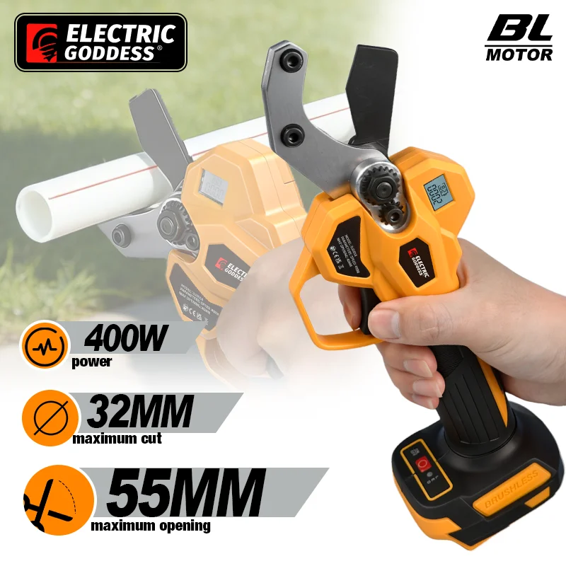 32mm Brushless Electric PPR PVC Water Pipe Cutter Shear Cordless Plumbing Scissors pipe shears For Makita 18V Battery Pin
32mm Brushless Electric PPR PVC Water Pipe Cutter Shear Cordless Plumbing Scissors pipe shears For Makita 18V Battery Pin