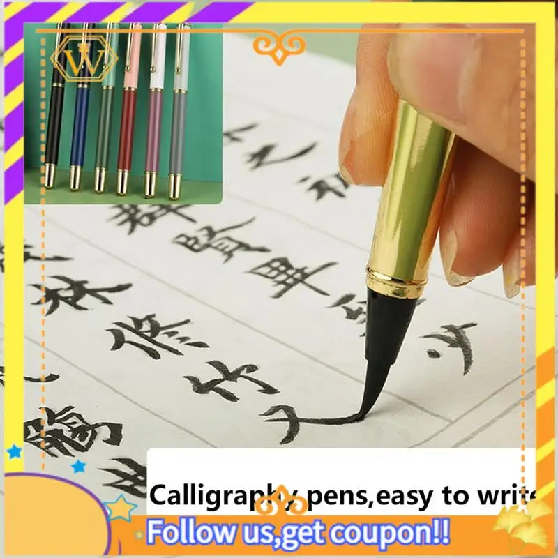 Latest-6Pcs Hand Lettering Pens Soft Nib Metal Rod Pen For Writing Beginners Chinese Brush Pens
Latest-6Pcs Hand Lettering Pens Soft Nib Metal Rod Pen For Writing Beginners Chinese Brush Pens