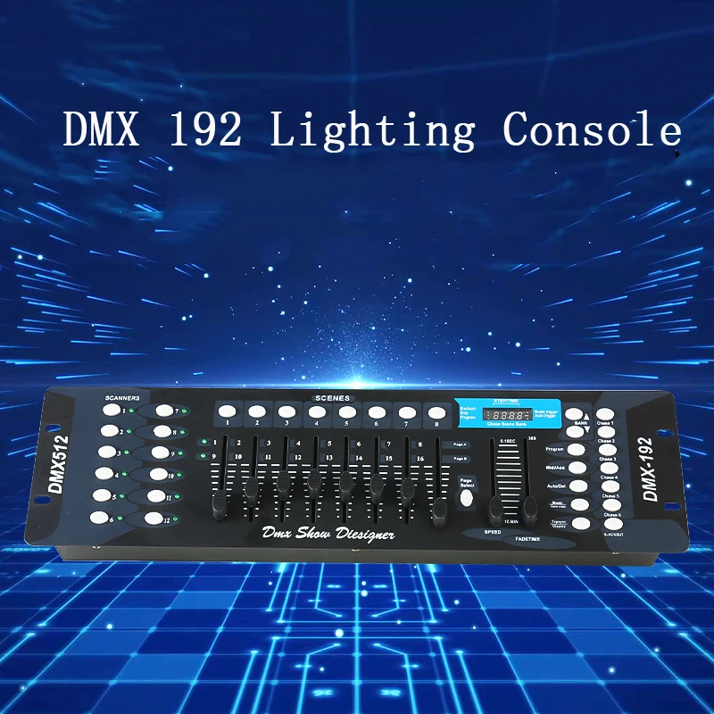 DMX Controller Disco DJ DMX192 Console Stage Light Controllers For DMX512 Light DJ Party Light Equipment Beam Wash Lighting
DMX Controller Disco DJ DMX192 Console Stage Light Controllers For DMX512 Light DJ Party Light Equipment Beam Wash Lighting