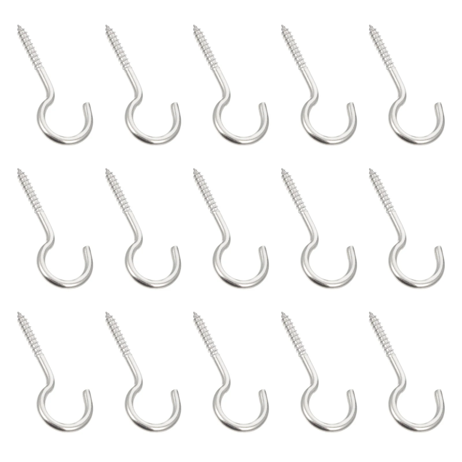 20 Pcs Screw Ring Eye Bolts Hooks for Hanging Ceiling Hanger Stainless Steel to Open
20 Pcs Screw Ring Eye Bolts Hooks for Hanging Ceiling Hanger Stainless Steel to Open