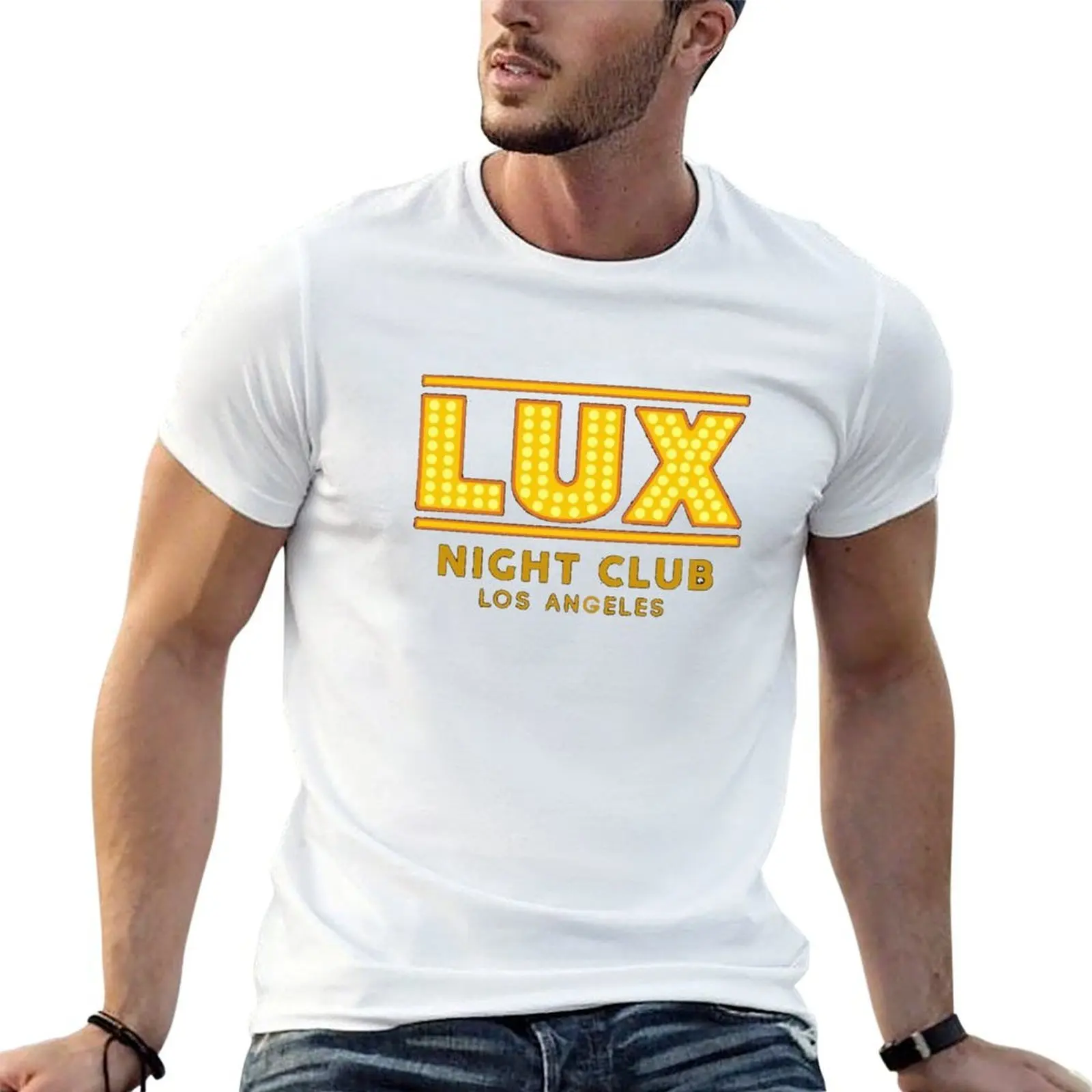 LUCIFER - LUX NIGHT CLUB T-Shirt t shirts cotton 100% anime tshirt graphic t shirts for man T-shirt
LUCIFER - LUX NIGHT CLUB T-Shirt t shirts cotton 100% anime tshirt graphic t shirts for man T-shirt