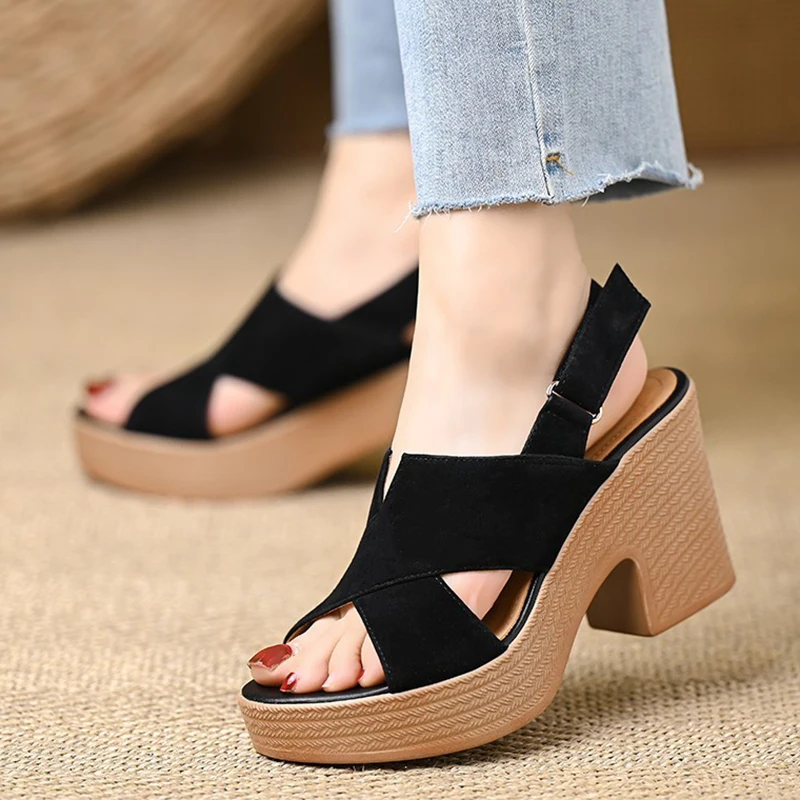 Platform High Heels Women Sandals Open Toe Shoes Woman Slippers 2025 Summer Elegant Dress Pumps Casual Shoes Mujer De Sandalias
Platform High Heels Women Sandals Open Toe Shoes Woman Slippers 2025 Summer Elegant Dress Pumps Casual Shoes Mujer De Sandalias