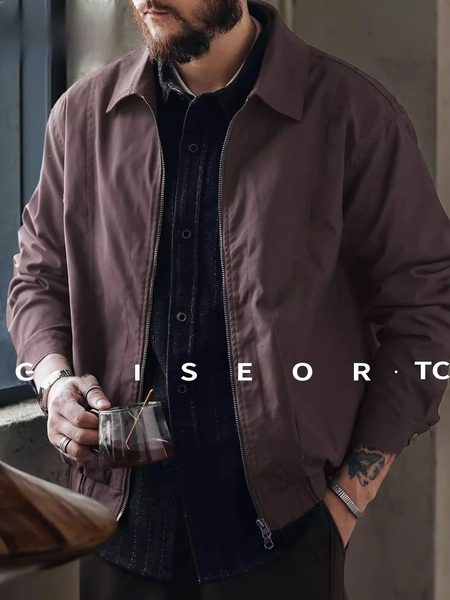 Loose Fit American Retro Design Stand Collar Jaet Men's Spring Autumn New Sle Casual Spor Windbreaker Coat
Loose Fit American Retro Design Stand Collar Jaet Men's Spring Autumn New Sle Casual Spor Windbreaker Coat