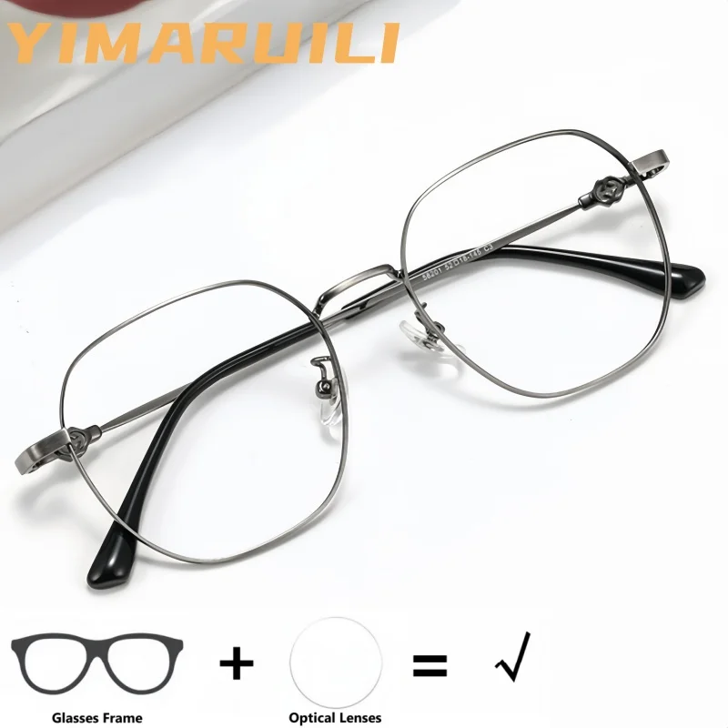 YIMARUILI Retro Fashion Polygonal Men and Women Myopia Hyperopia Progressive Multifocal Optical Prescription Eyeglasses 58201F
YIMARUILI Retro Fashion Polygonal Men and Women Myopia Hyperopia Progressive Multifocal Optical Prescription Eyeglasses 58201F