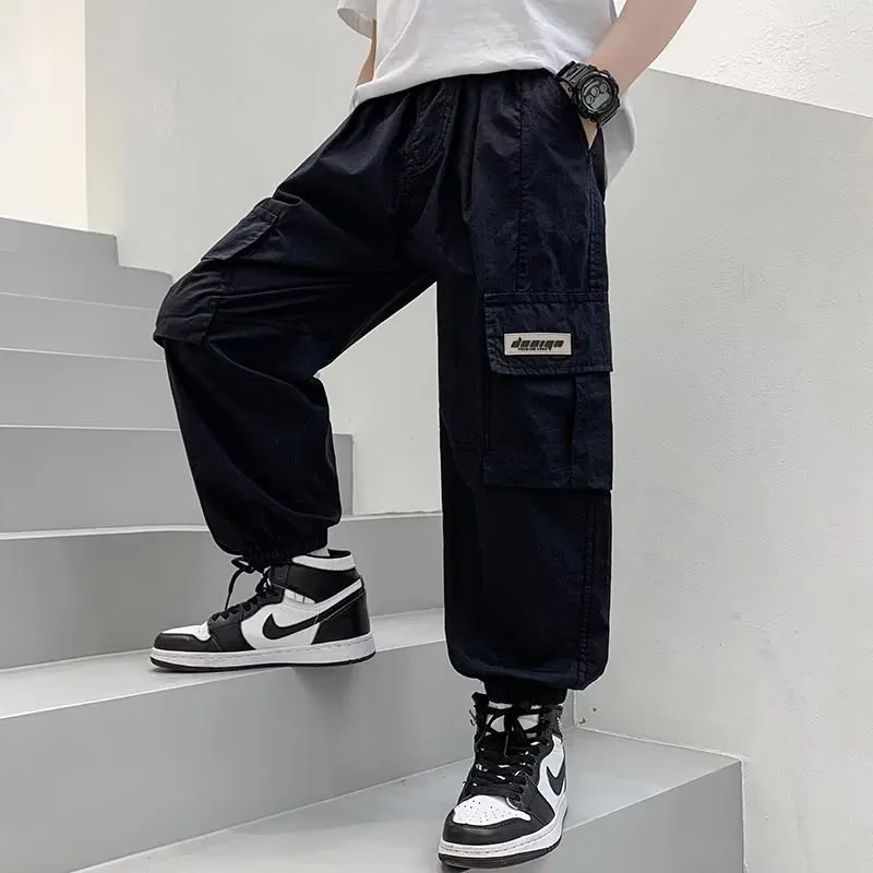 Boys Summer Anti-Mosquito Loose Fit Lightweight Breathable Long Pants Children's Workwear Trousers Comfortable Soft Treatment
Boys Summer Anti-Mosquito Loose Fit Lightweight Breathable Long Pants Children's Workwear Trousers Comfortable Soft Treatment