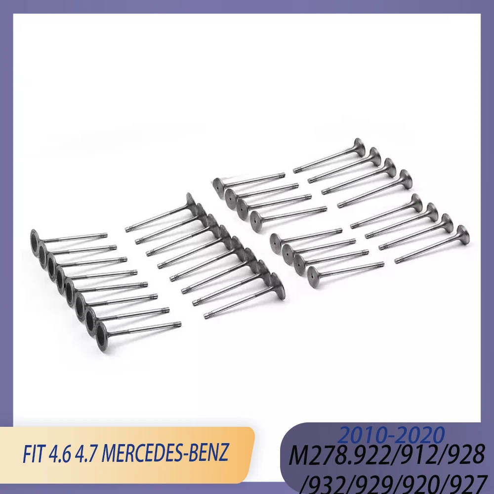 Engine Parts 16x Intake & 16x Exhaust Valve Kit Fit 4.6 4.7 L T M278 For 11-19 Mercedes-Benz C218 W212 X166 W166 W221 Turbo
Engine Parts 16x Intake & 16x Exhaust Valve Kit Fit 4.6 4.7 L T M278 For 11-19 Mercedes-Benz C218 W212 X166 W166 W221 Turbo