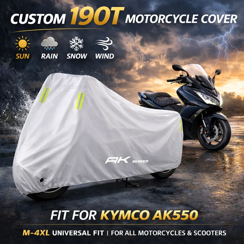For kymco Ak550 AK 500 550AK Scooter Cover Waterproof Heavy Duty Outdoor Rain Dust Sun Protector
For kymco Ak550 AK 500 550AK Scooter Cover Waterproof Heavy Duty Outdoor Rain Dust Sun Protector