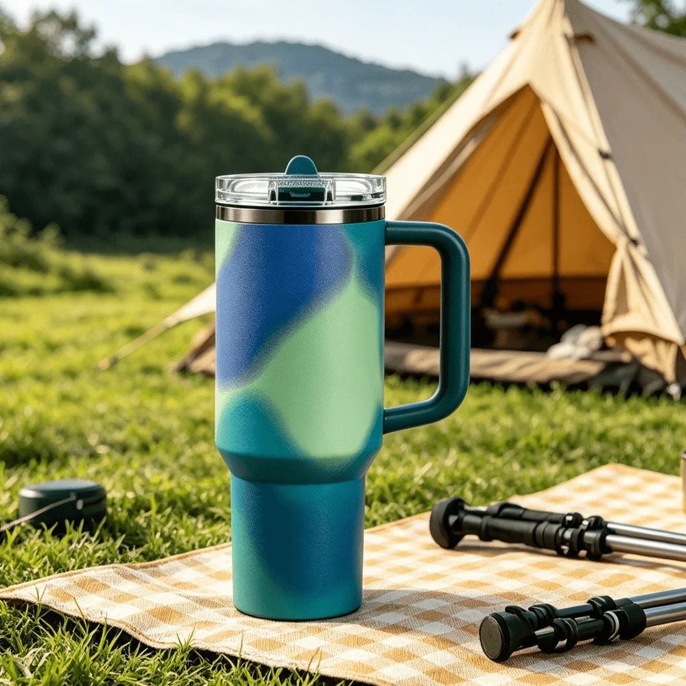 Swirl Gradient 40oz Insulated Tumbler With Handle, Leakproof Flip Lid Stainless Steel Car Travel Mug.
Swirl Gradient 40oz Insulated Tumbler With Handle, Leakproof Flip Lid Stainless Steel Car Travel Mug.
